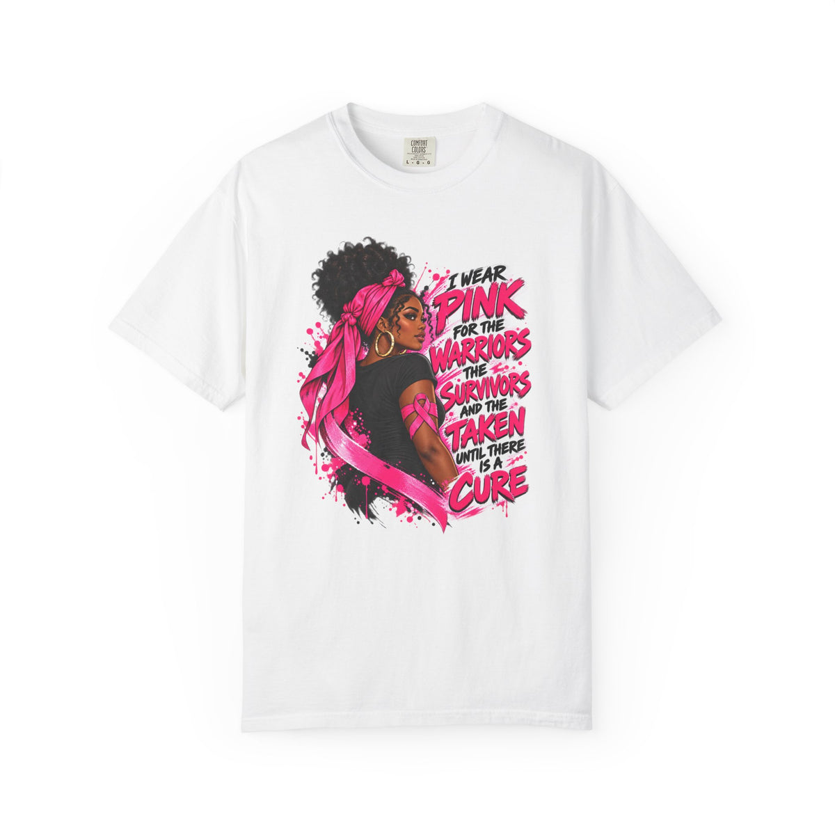 Black Woman Breast Cancer Awareness Shirt, Pink Ribbon Fighter Tee, Strong Survivor Gift